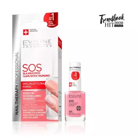 Eveline Nail Therapy Professional Sauce Strengthening Conditioner With Calcium And Collagen 12ml